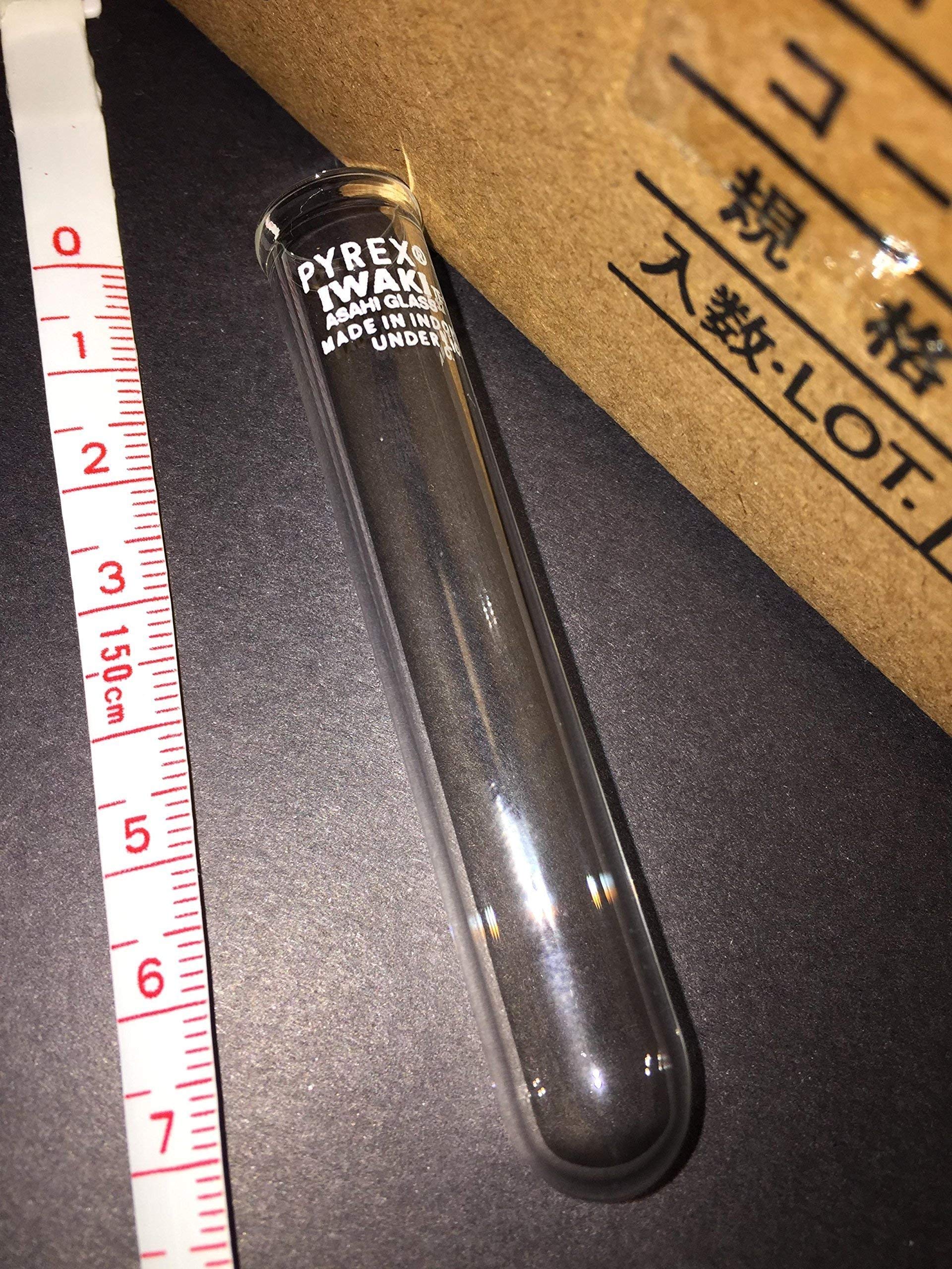 Amazon | 試験管 リム付 7.5cm 耐火 パイレックス ガラス | 試験管