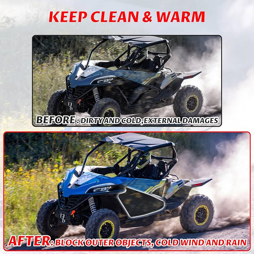 Amazon.com: SAUTVS Aluminum Lower Doors Inserts for CFMOTO ZForce