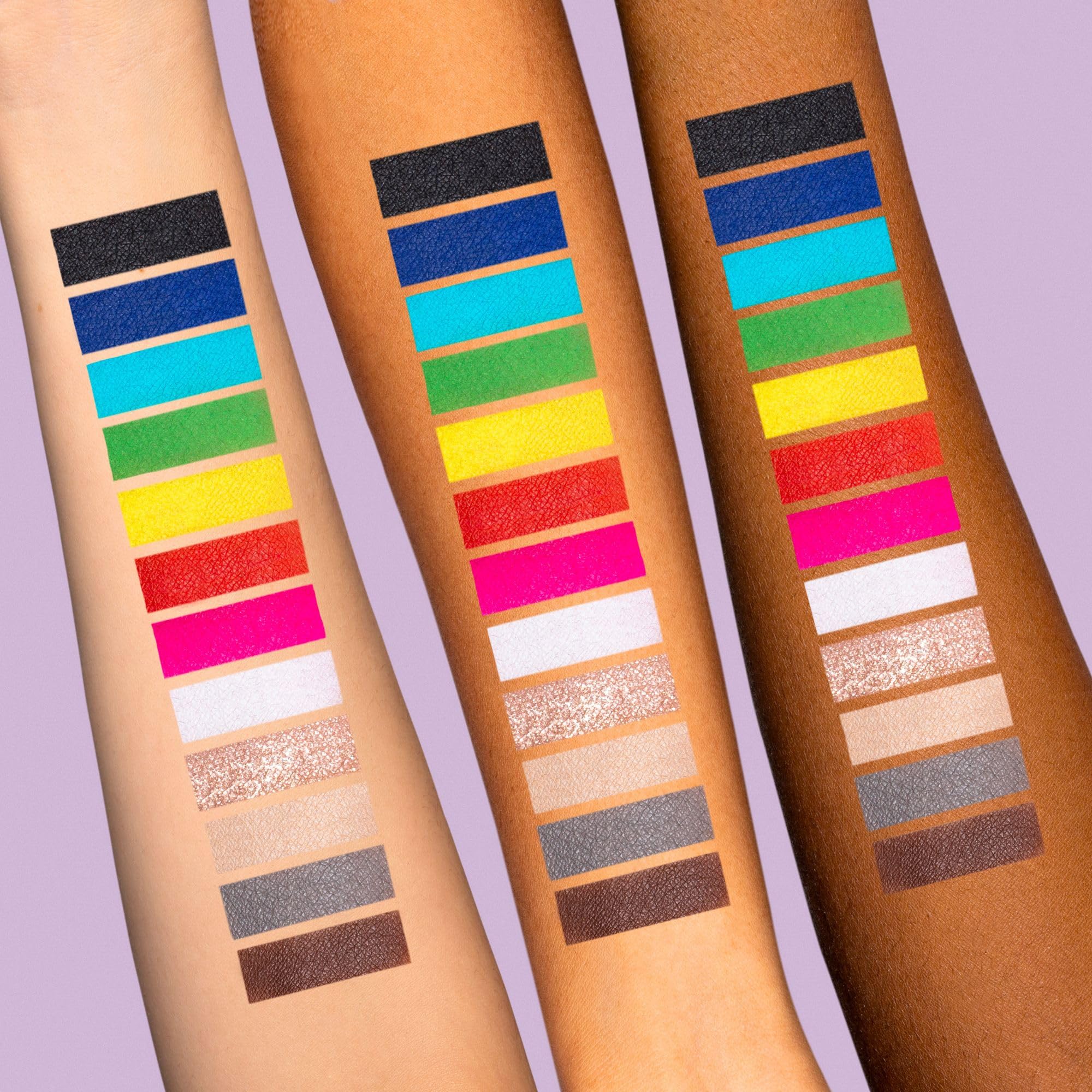 Neve Cosmetics ArtDiary Palette, 12 gepresste Pigmente für jede Farbe und Make-up | "The Masterclass Palette"