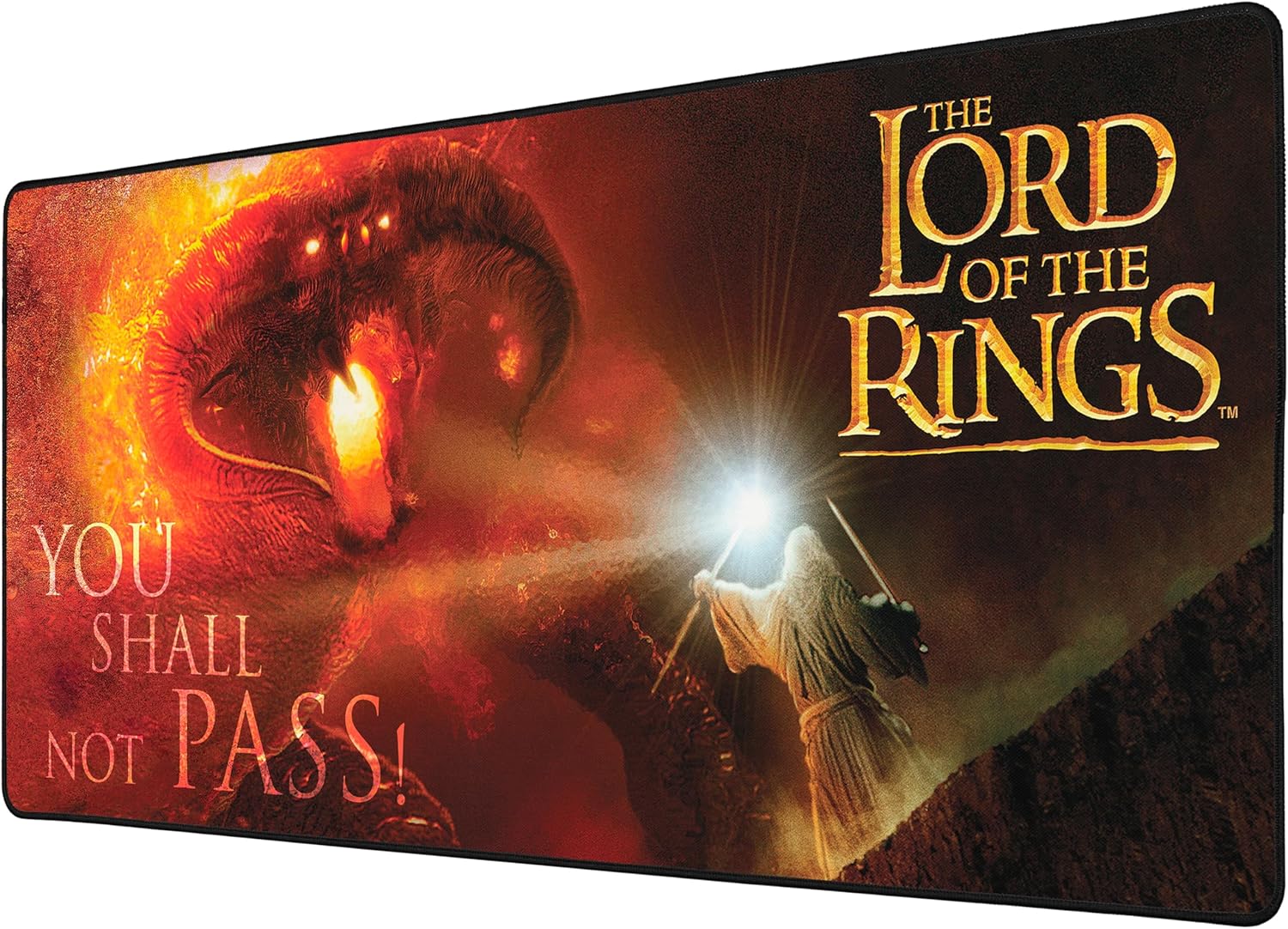 SUBSONIC - XXL Mouse Pad Lord of The Rings 900 x 400 mm - Desk Pad with Non-Slip Base, Gaming Mouse Pad - Officially Licensed
