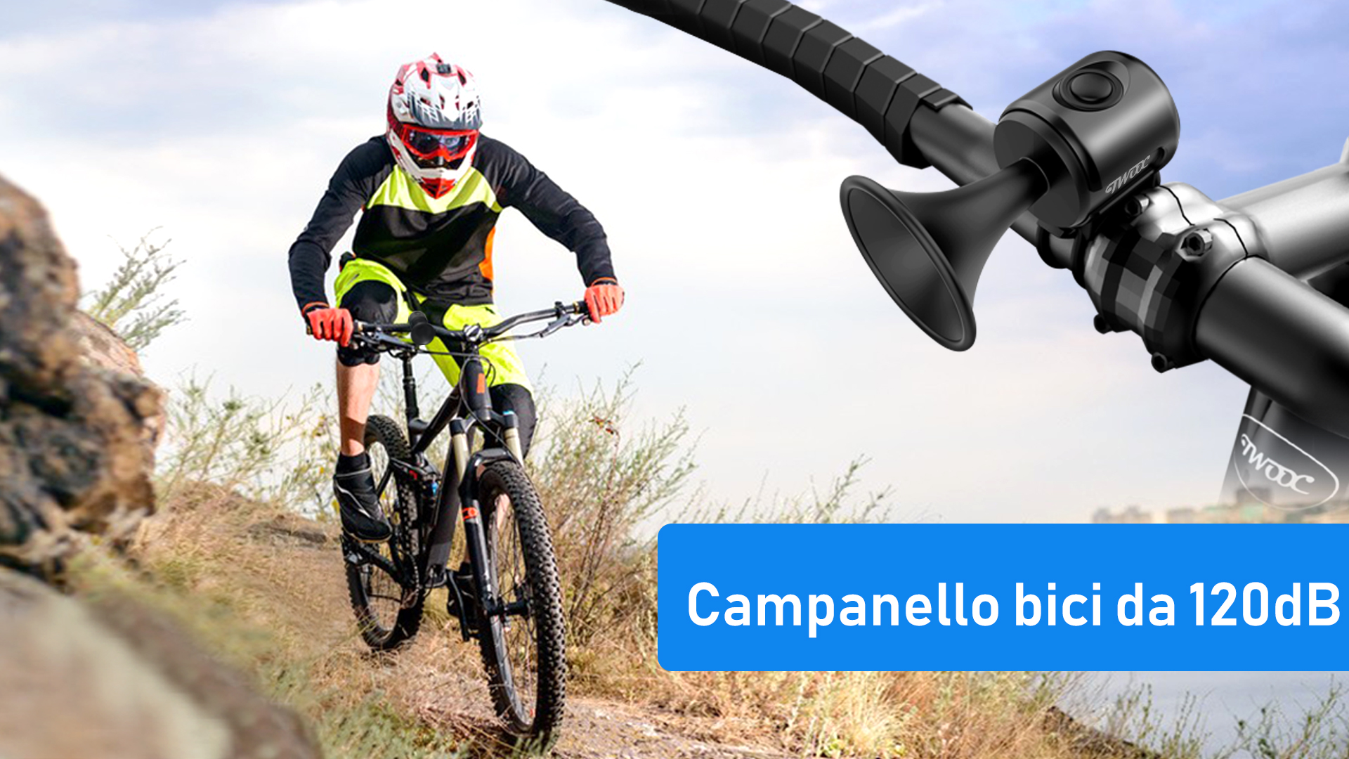 Set Di 2 Campanelli Per Bicicletta Mini, Design A Conchiglia Nero, Suono Forte 80-110 DB, Adatto A Manubri 22-24 Mm