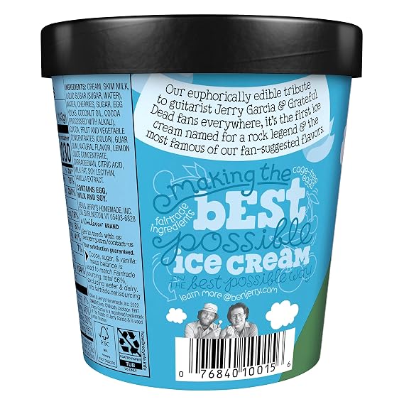 Ben & Jerry's Cherry Garcia Cherry Ice Cream 16 OZ