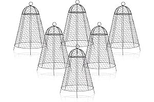 boldworks Garden Plant Cloches, Deer Repellent 6-Pack