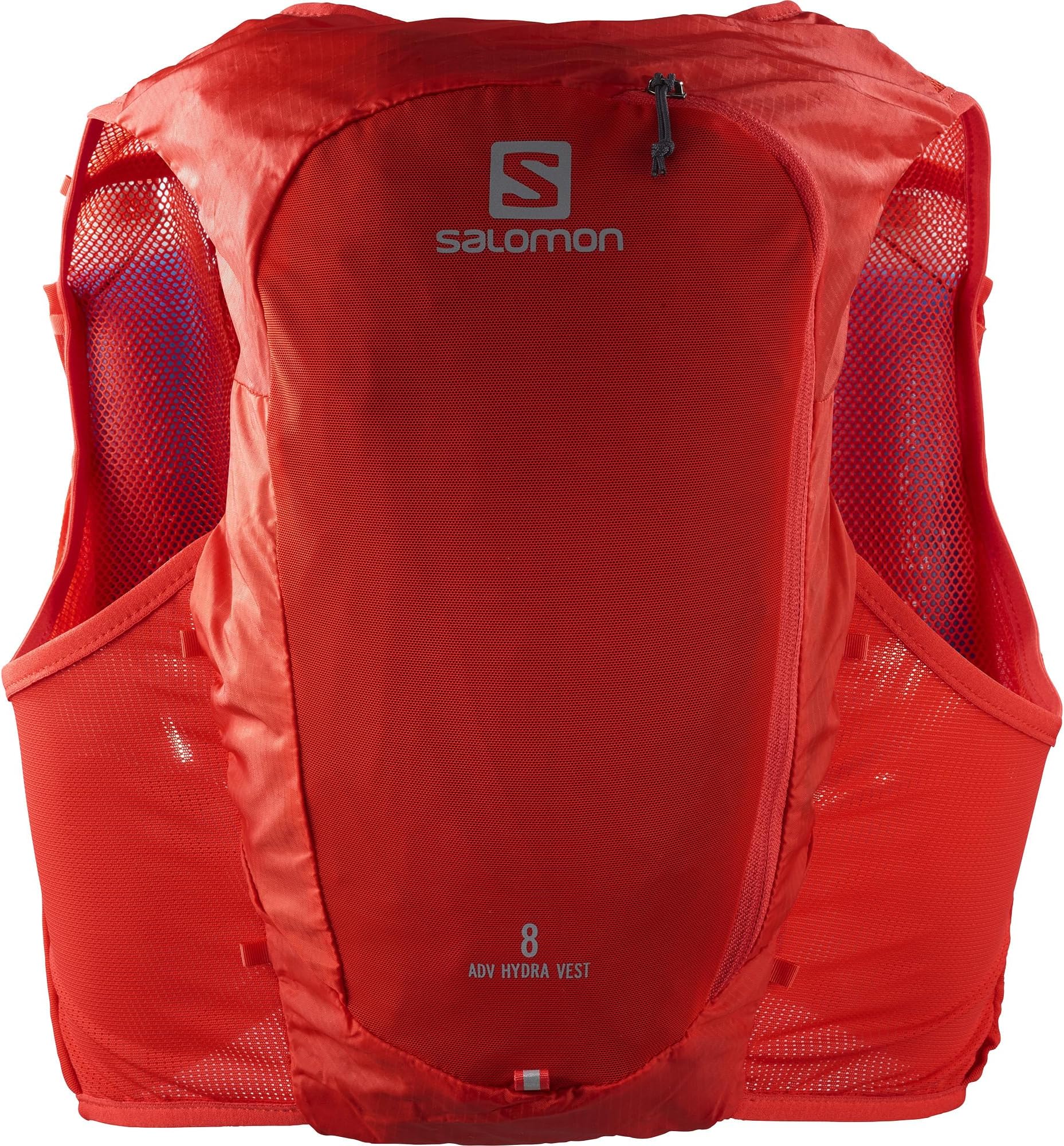 Salomon Hydra 8 Unisex Hydration Vest with 2 Soft Flasks (500ml), Trail Running and Hiking