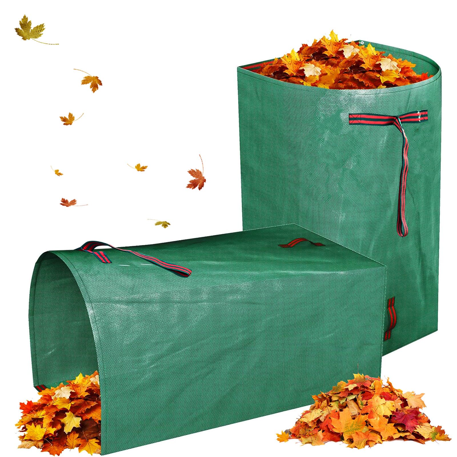Dustpan Type Garden Waste Bags- 2 Pack 270L with Handles