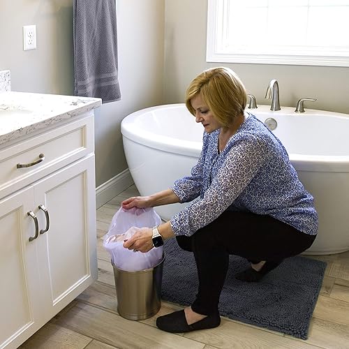 Miniatura 10 de Color Scents - Bolsas de basura pequeñas para residuos ligeros, lazo giratorio - Bolsas de basura de 4 galones, 480 unidades - Bolsa de basura para