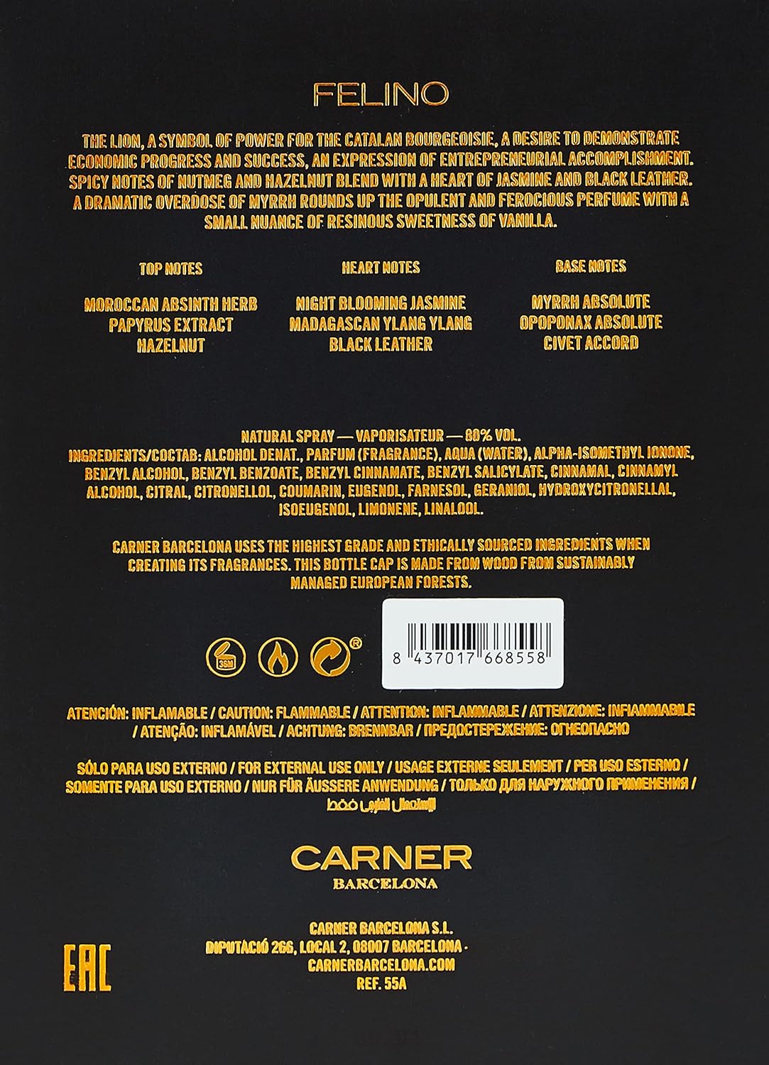 Feline Essence by Carner Barcelona