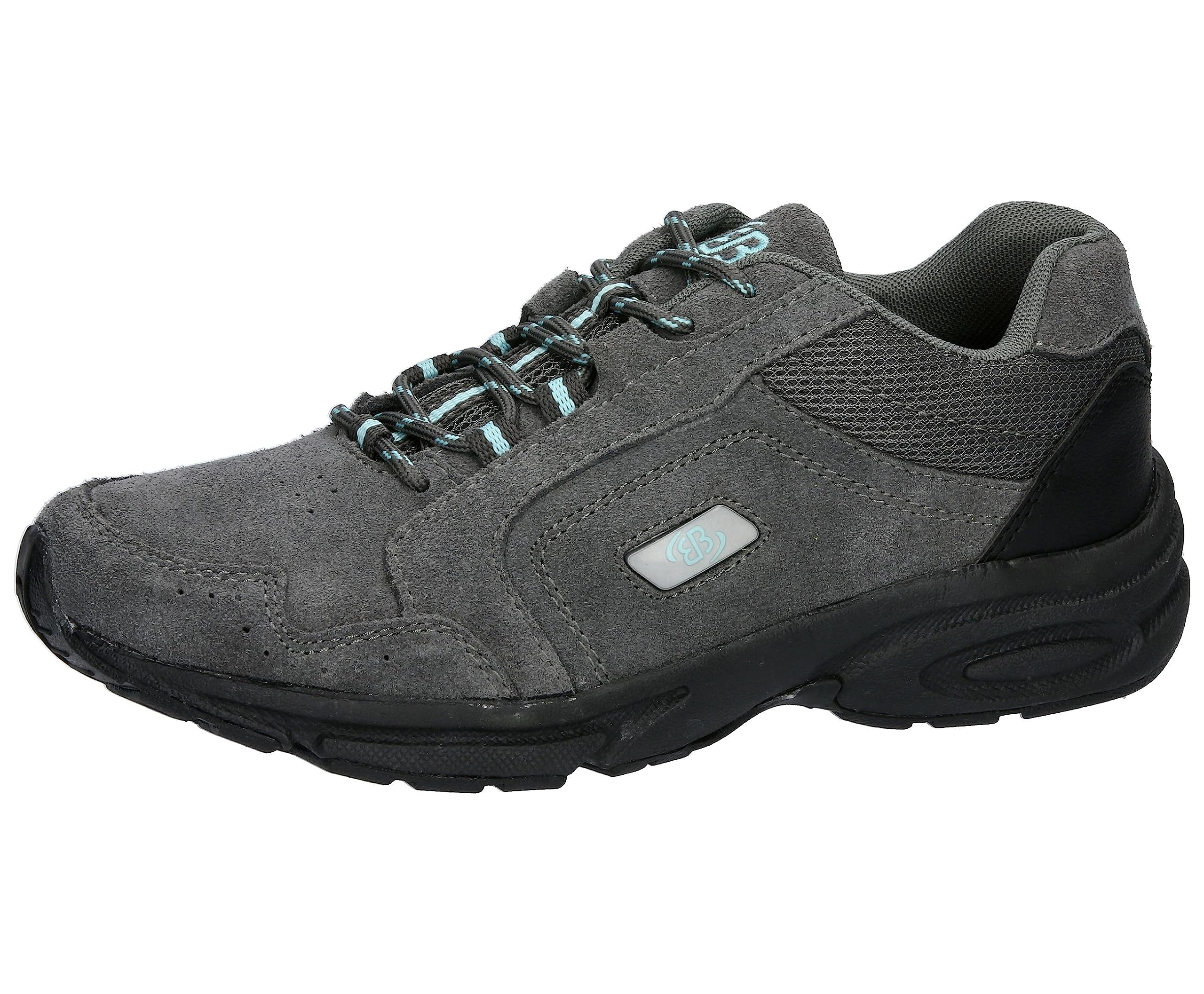 Brütting Women's Circle Walking Shoes, Grey Turquoise, 5 UK