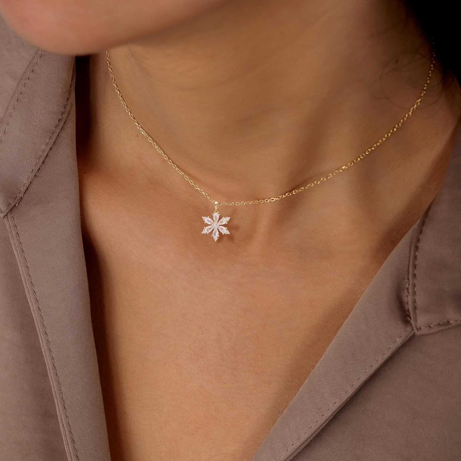 Gold Necklace for Women-14K Gold Plated Bow,Dragon,Shell, Palm Tree, Seahorse, Conch Shell,Sardines, Cowboy Boot,Bat,Bunny Pendant Beachy Jewelry for Women Gifts - Image 3