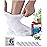 Doctor\'s Select Viscose Bamboo Ankle Diabetic Socks for Women and Men - 6 Pairs | Quarter Diabetic Socks for Women Size 9-11 | Viscose Bamboo Socks Woman | Edema Socks | White