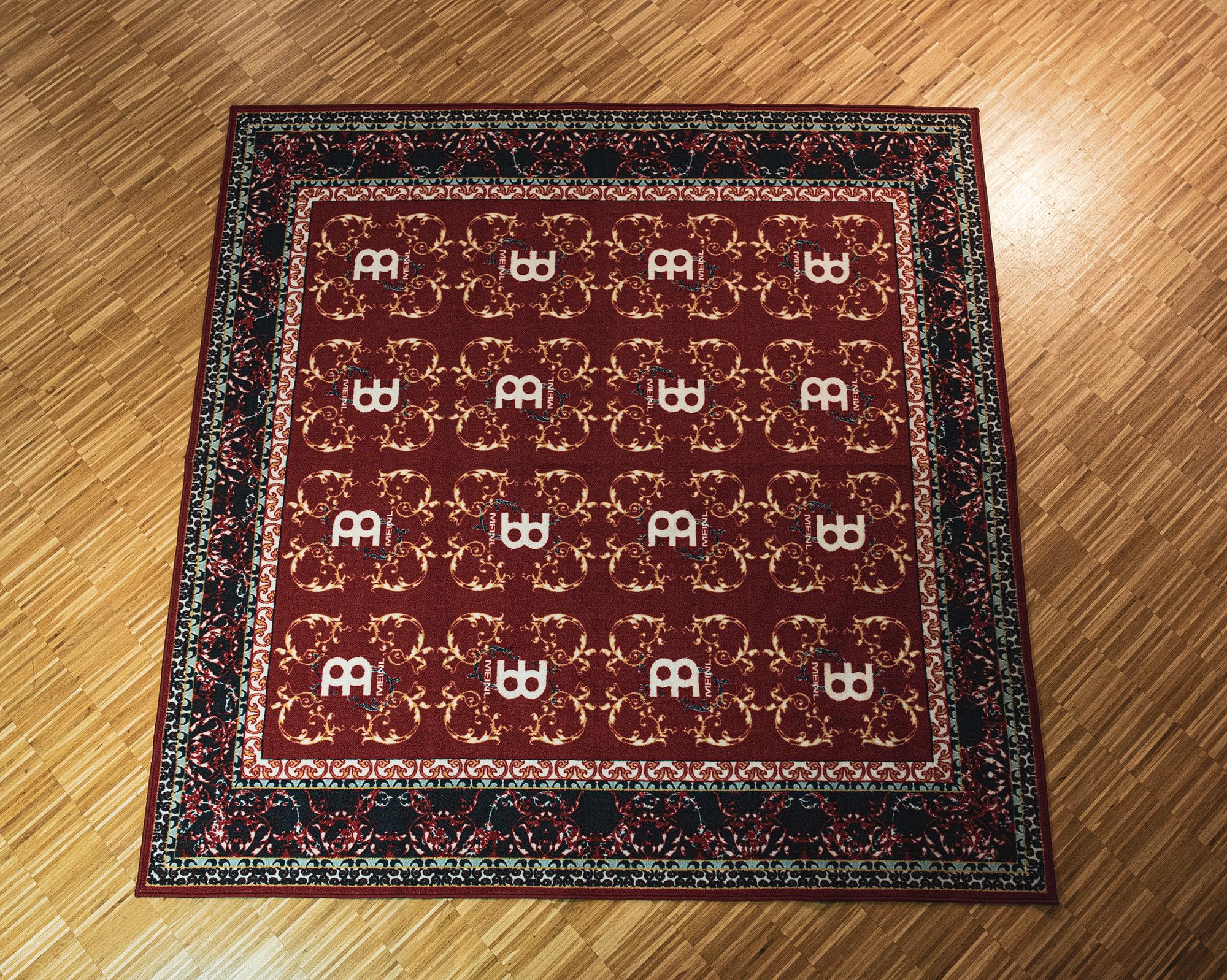 Meinl Cymbals Drum Rug Schlagzeugteppich 2x2 Meter für große Setups - rutschfester Boden, dicht gewebter Stoff – Drumset Zubehör, Oriental (MDRL-OR)