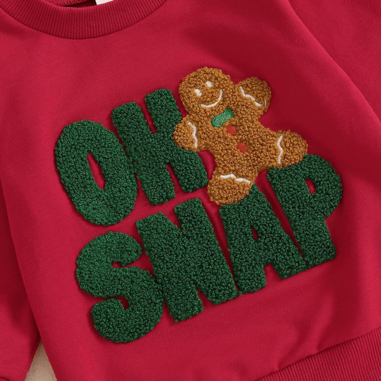 Adobabirl Toddler Baby Girl Boy Christmas Sweatshirt Santa Letter Embroidery Pullover Sweater Shirt Christmas Outfit - Image 7