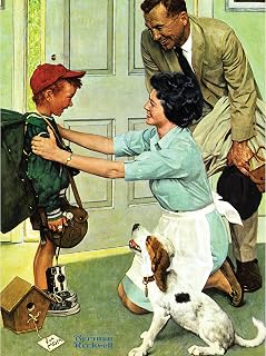 1000 Piece Puzzle for Adults Home from Camp Jigsaw by Norman Rockwell 27 x 20 inches from KI Puzzles, 02108-SB