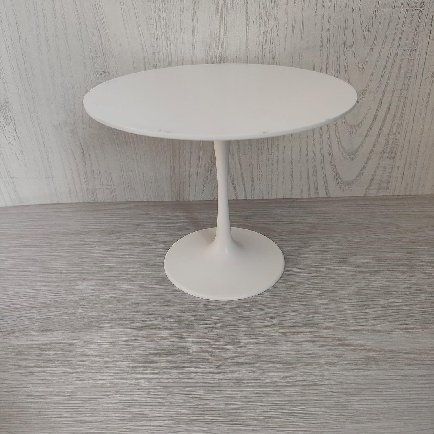 Eledoll 1:6 Dollhouse Furniture Panton S White Chair & Table Set for The 12 inch Fashion Doll
