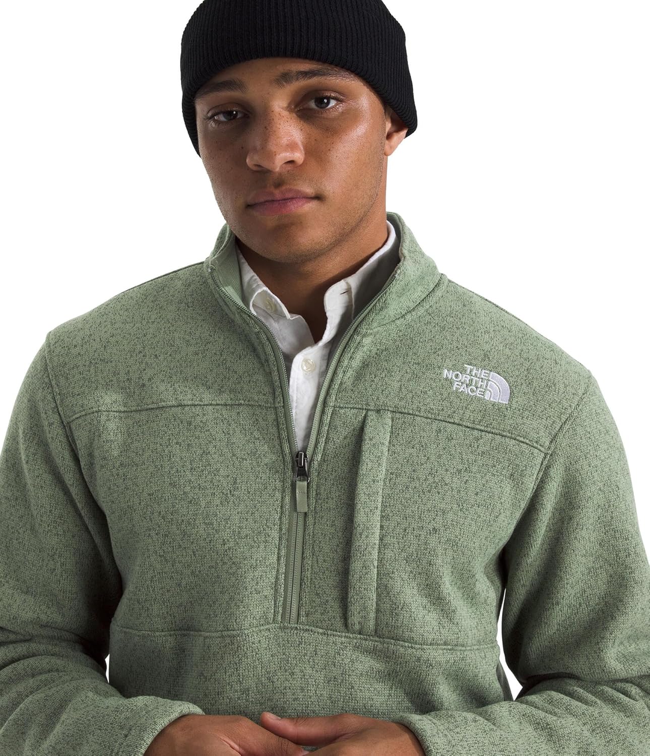 The North Face mens Gordon Lyons Quarter Zip Jacket | Cold Weather Top With Chest Pocket - Image 5