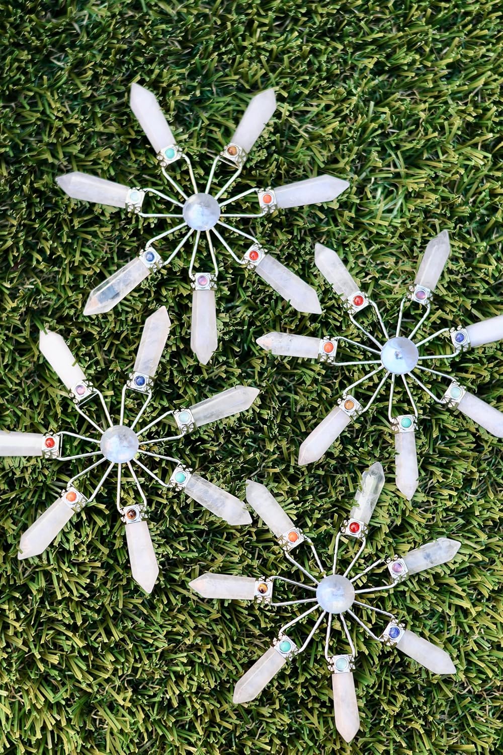 Starcatcher Crystal | Premium Gemstones with a Bold Geometric Design (Clear Quartz)