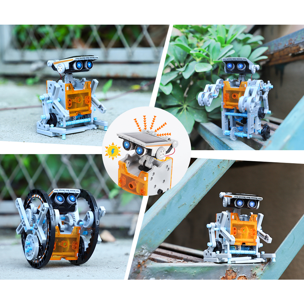 Lucky Doug 12 in 1 Solar Robot Kit