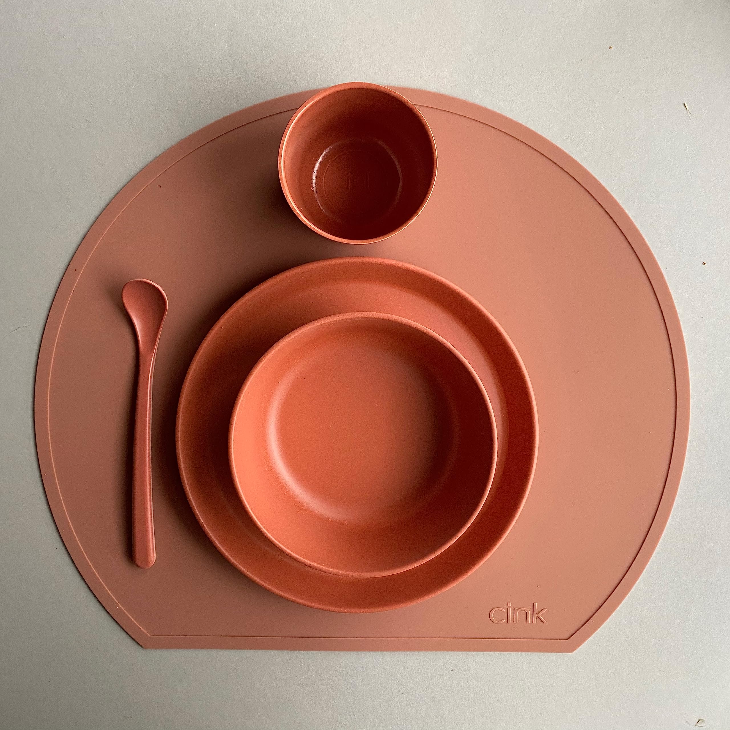 Soft Silicone Place Mat - Brick Color