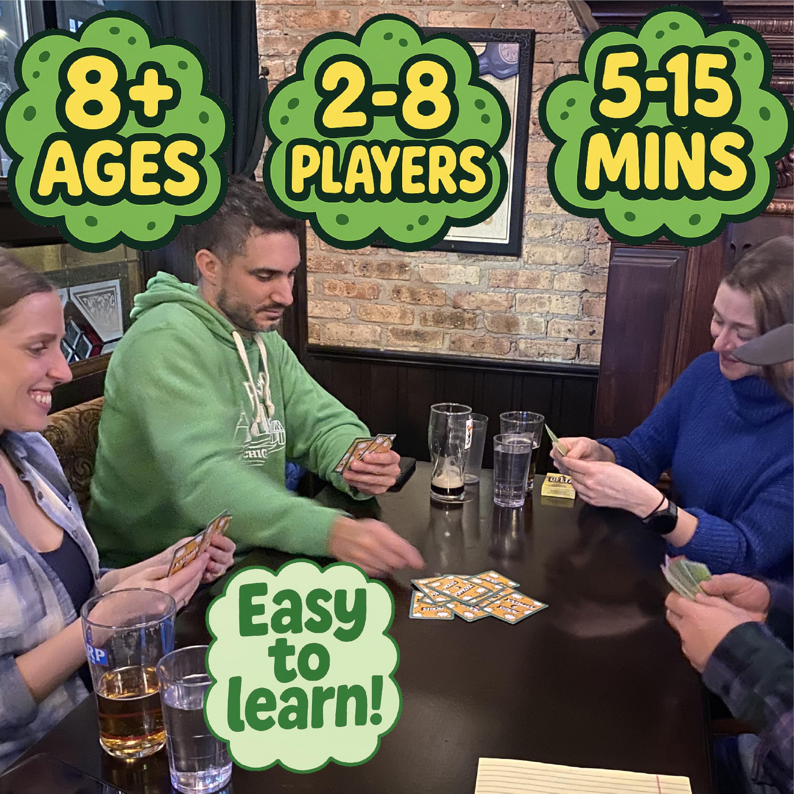 A Card Game for Bluffers and Pickle Lovers - The Perfect Pickle Gift - Card Games for Adults and Kids - Pickle Stuff, Pickle Themed Gifts, Pickle Party, Pickle Lover Gifts - 2-8 Players and Ages 8+