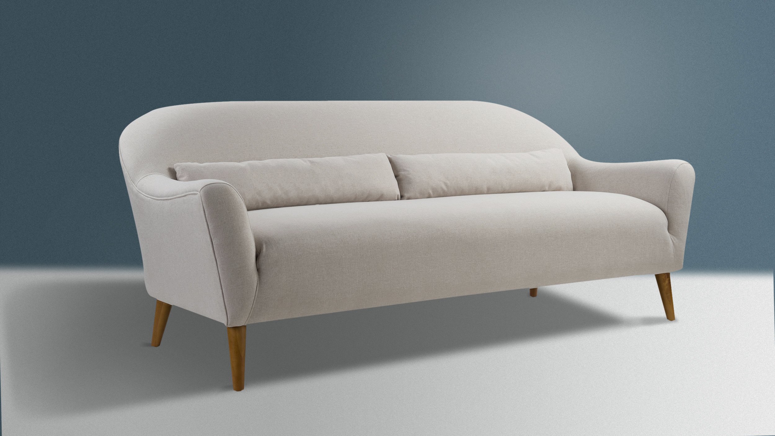 Sandy Wilson Home Piper Sofa, Bone White