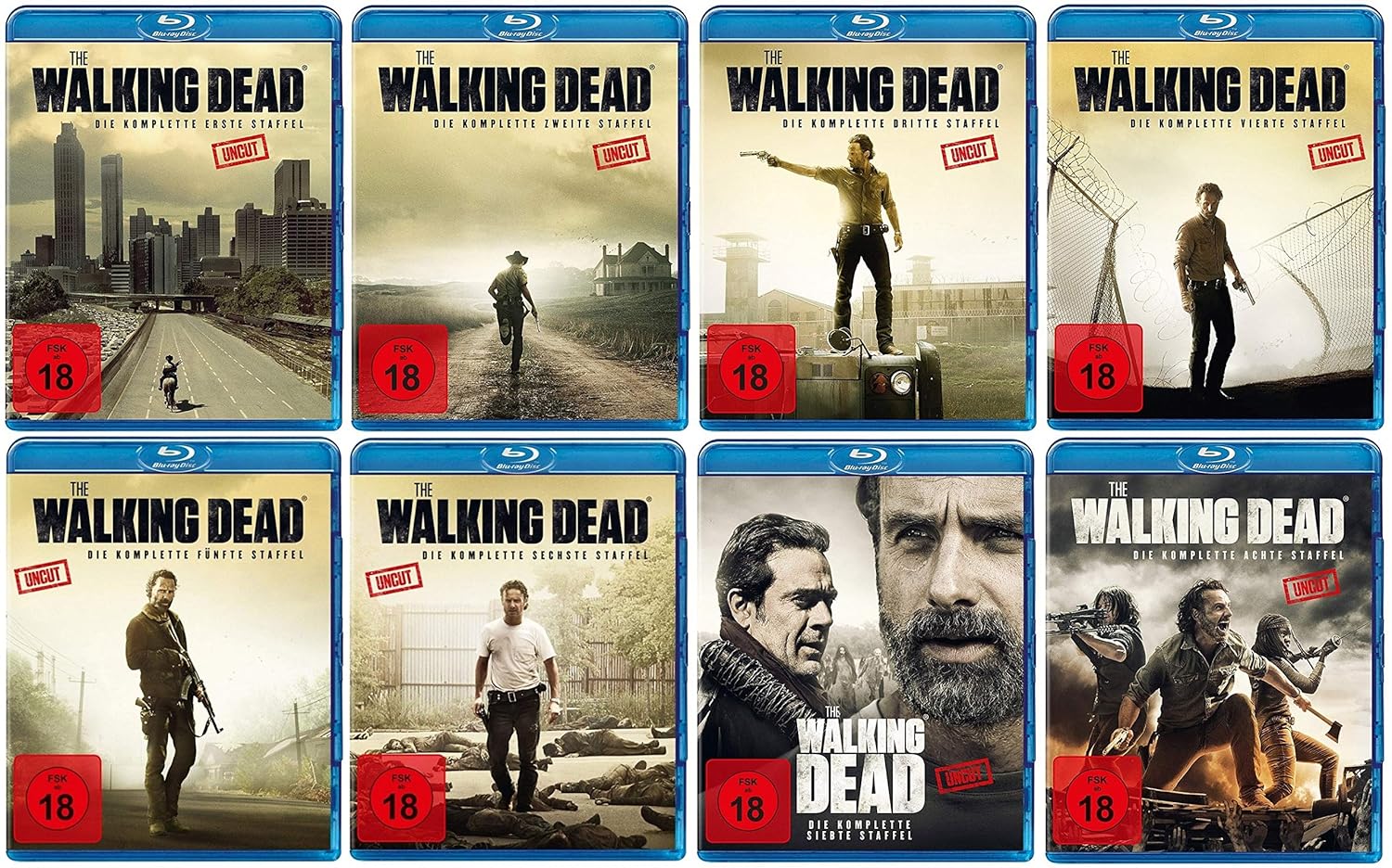 The Walking Dead Alle Staffeln Stream Deutsch The Walking Dead - Die kompletten Staffeln 1-8 im Set (38 Blu-ray