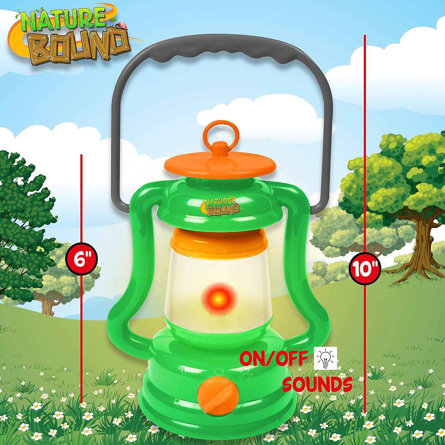 Nature Bound Light & Sound Lantern Kit with Nature Sound Effects, Green, One Size