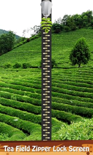 Tela do fechamento do Zipper do campo do chá