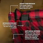 Teton Deer Hunter Sac de couchage; sac de couchage chaud et confortable Idéal pour le camping même en saison froide