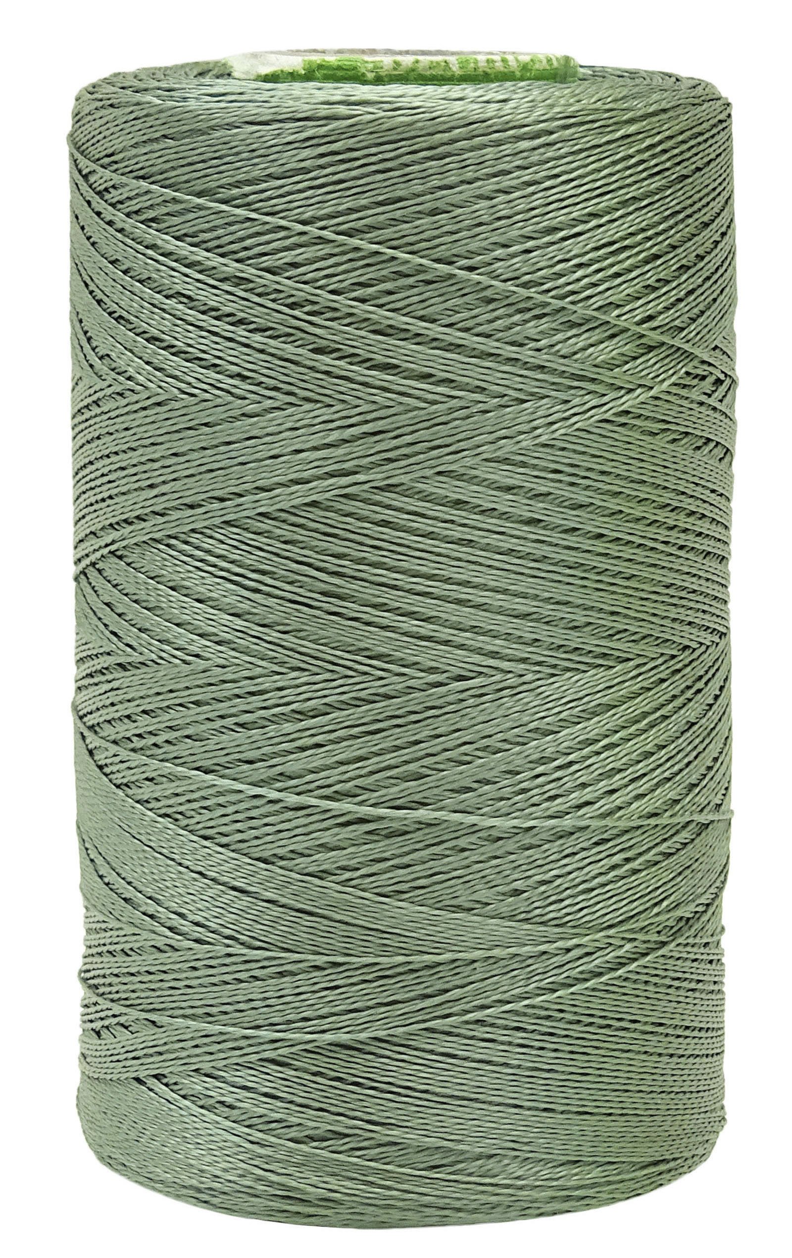 Fils de soie gris machine broder main 2 ply 680m | Lot 10 bobines mercerie Art Vertish