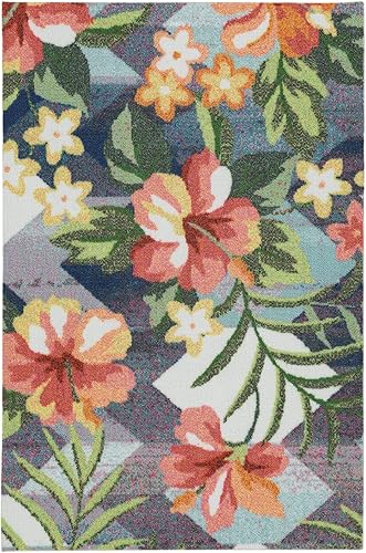 Vista 136 de DECOMALL Tapete pequeño de 2 x 3 pies para puerta, para porche, patio, balcón, terraza, patio, multicolor, 24 x 36 pulgadas Multi 06