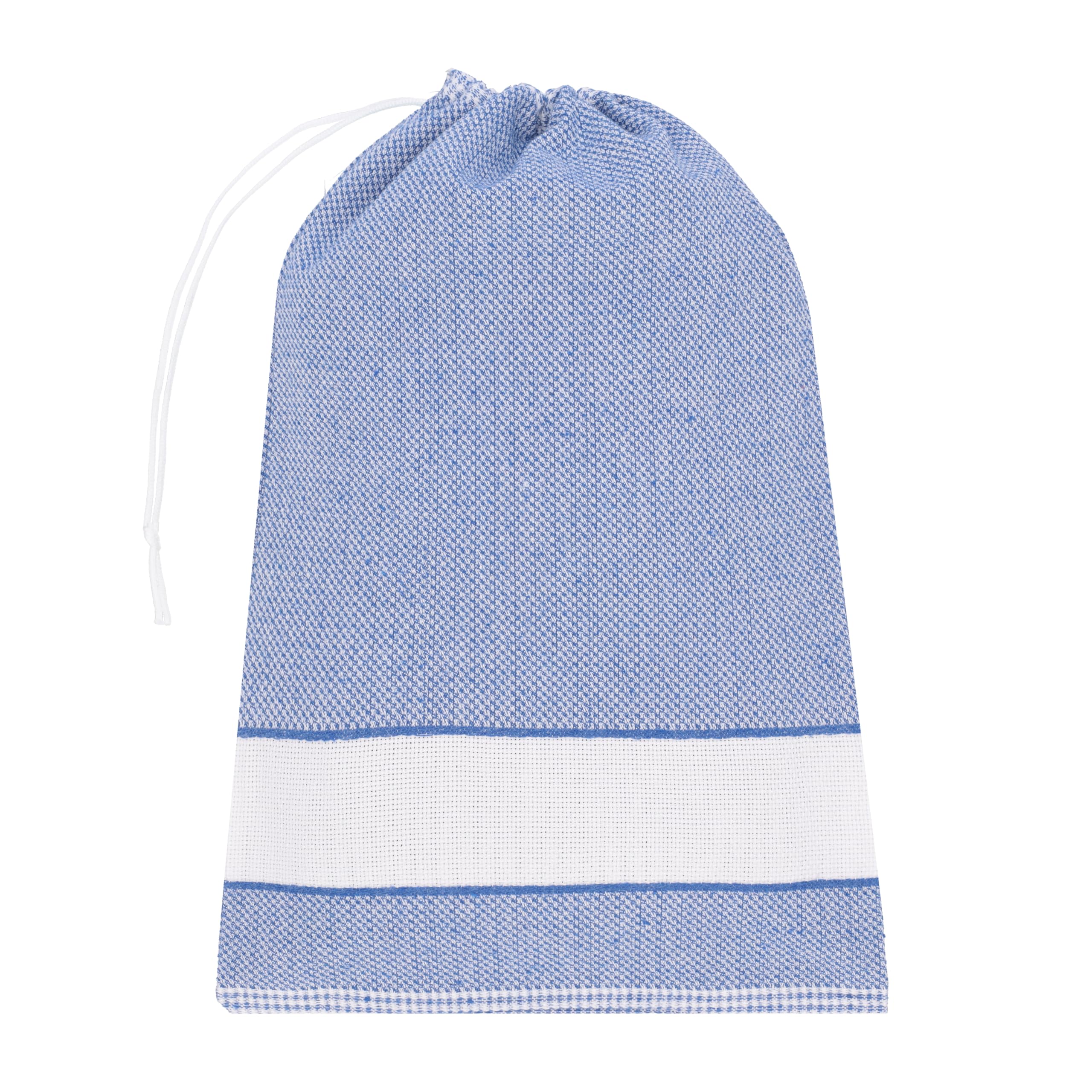 EMMEBi Aida Cotton Aida Embroidered Nursery Bag (Blue Aida), One-size