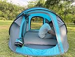 Three Bears Instant Pop-Up Tent–2 Person Tent with Easy Automatic Setup, Ideal for Camping, Traveling, and Outdoor Adventures. Quick and Convenient Assembly