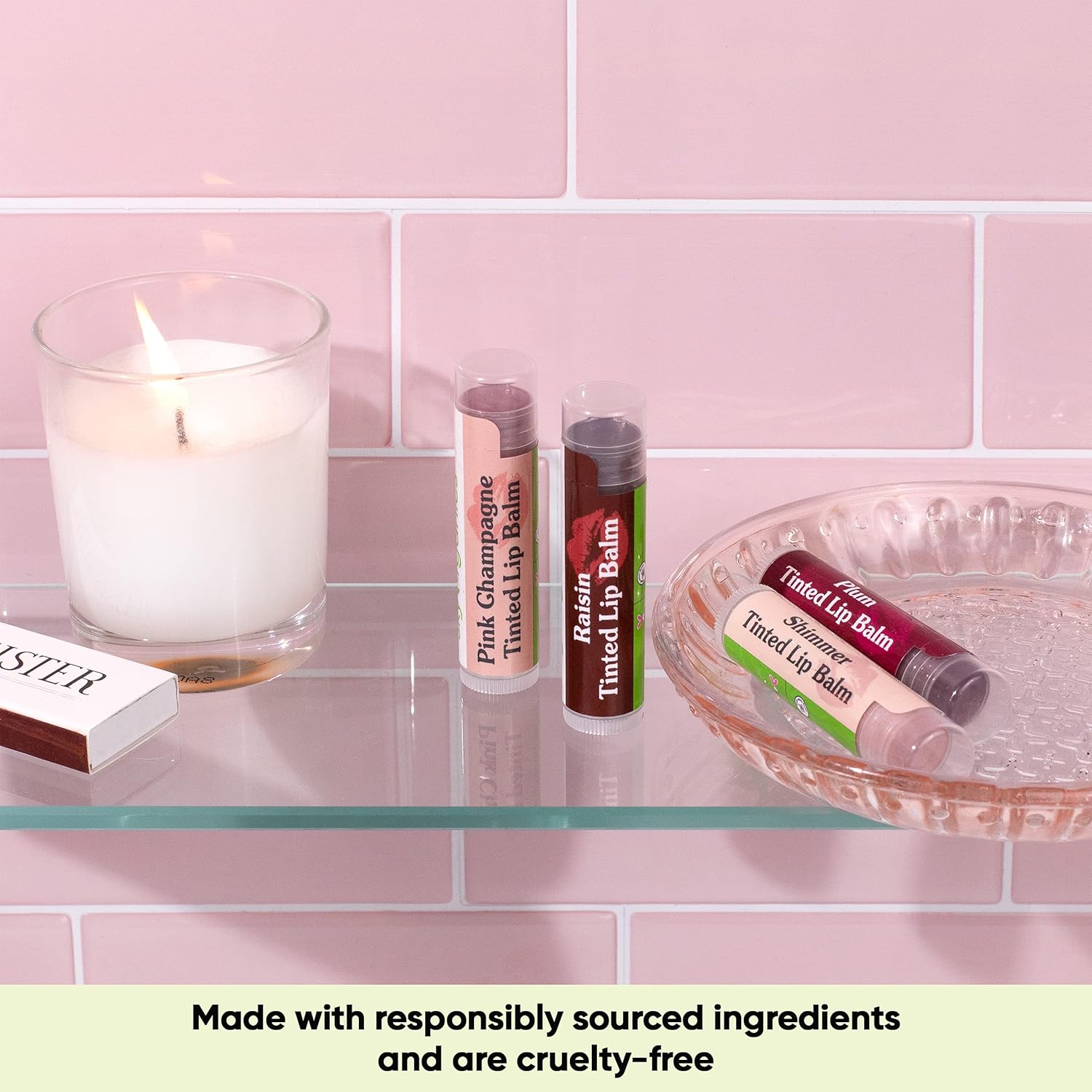 Organic Tinted Lip Balm by Sky Organics – 4 Pack Assorted Colors – Coconut Oil, Cocoa Butter, Vitamin E- Minty Lip Plumper for Dry, Chapped Lips- Tinted Lip Moisturizer. Made in USA : Beauty & Personal Care
