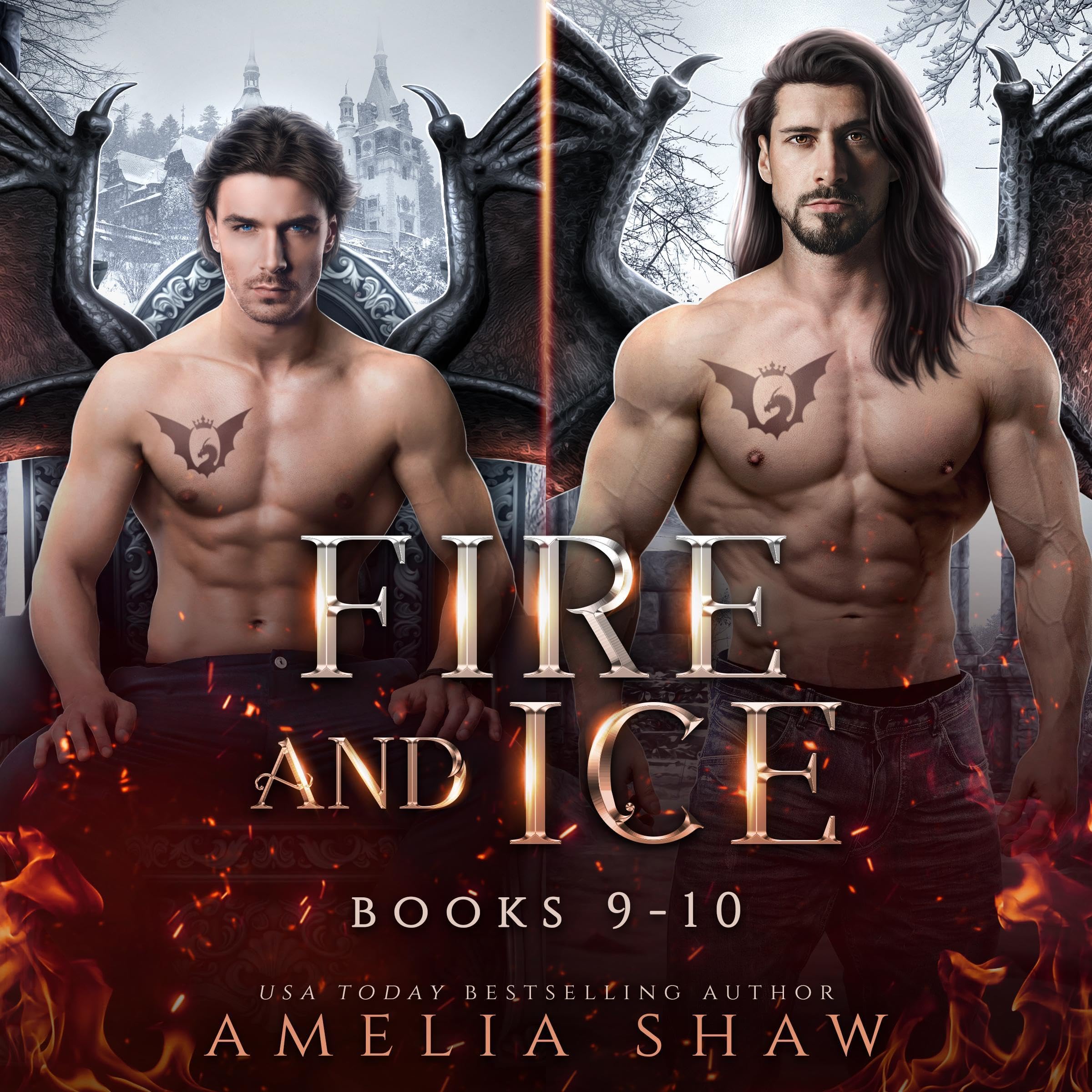 Cover art for Fire and Ice, Books 9-10