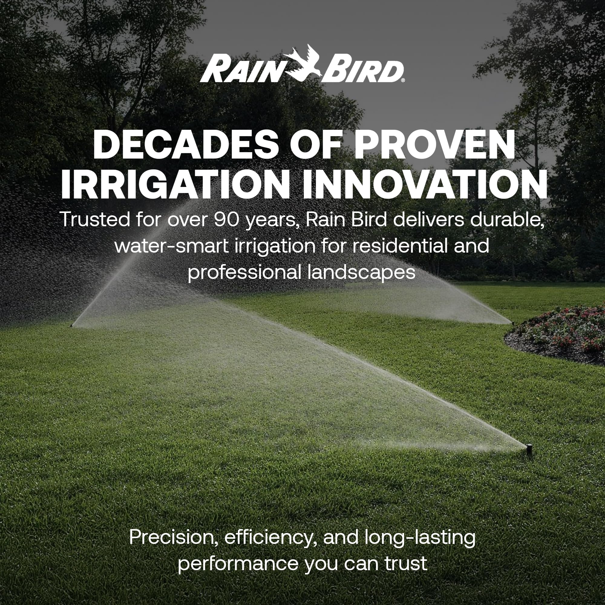 Rain Bird HENZLB6JET - Boquilla de agua de latón macizo sin plomo, pulverización de alta presión, patrón de chorro de 6 pulgadas