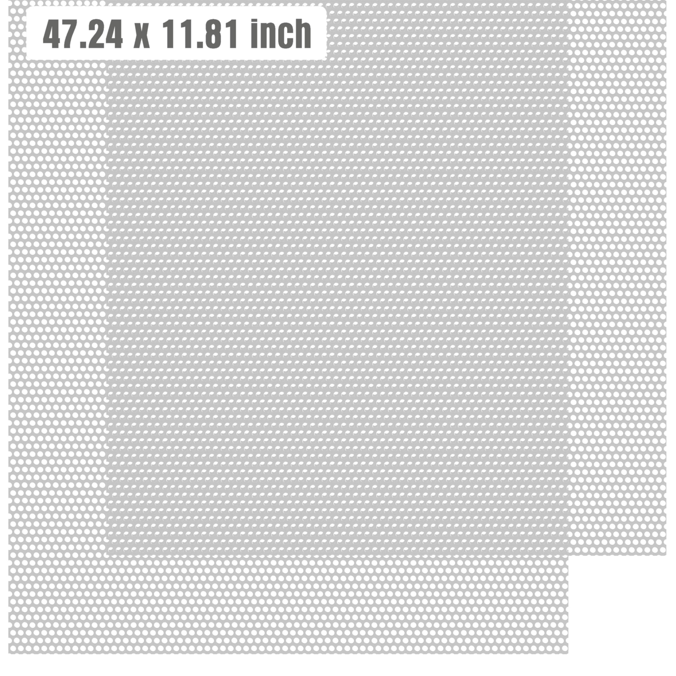 Photo 1 of 2 Pack Customizable Floor Vent Covers - 1200x300mm Magnetic PVC Vent Mesh for Wall, Ceiling & Home Floor - DIY Air Vent Filters with Extra Toolkit to Catch Debris, Hair & Insects - White