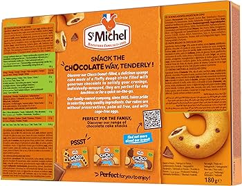 St.Michel French Doonuts Chocolate Marble Cakes 180g. - Candy Thai