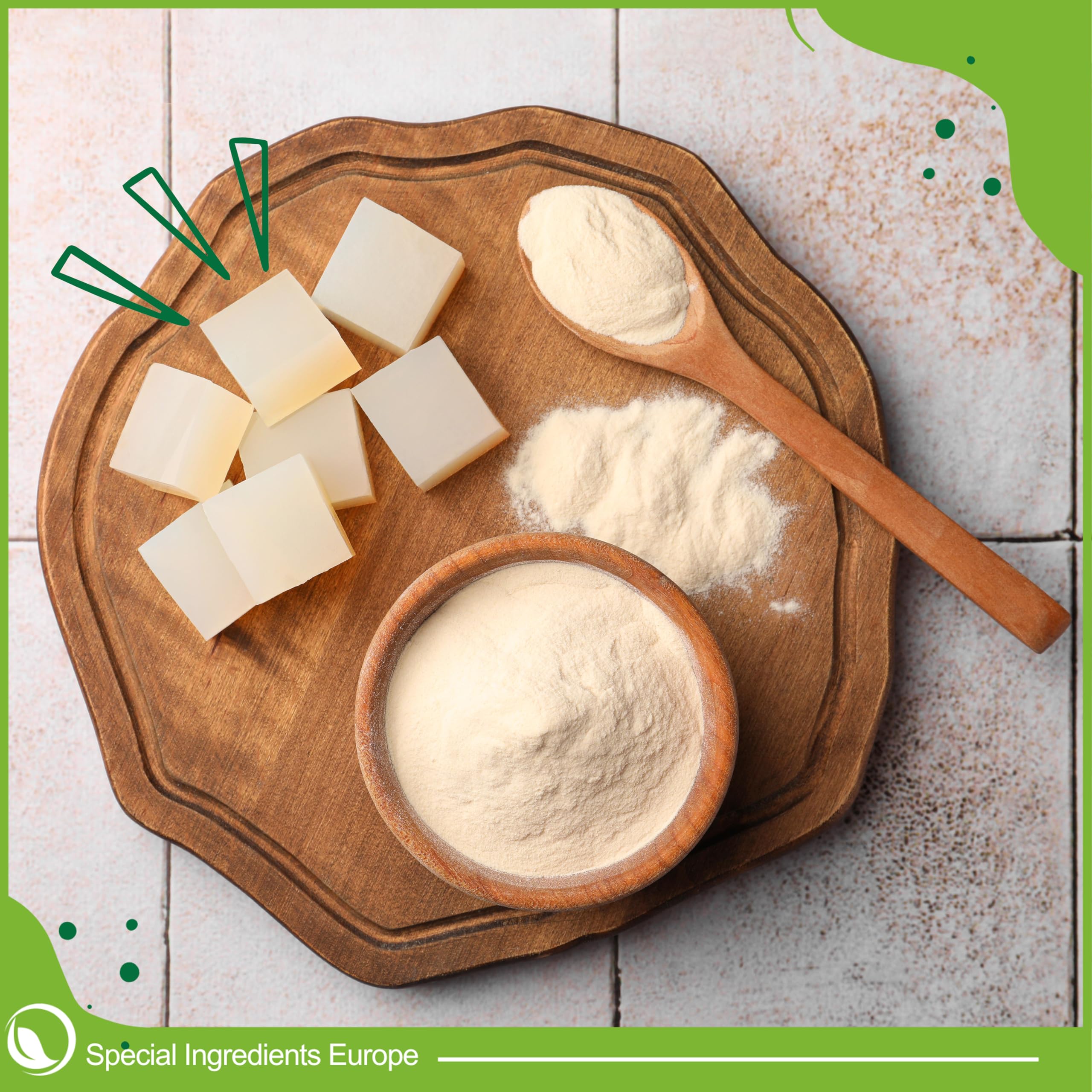 Special Ingredients Agar Agar, Poudre de Gélatine, Gélifiant et Épaississant Alimentaire d'Origine Végétale, Naturel, Qualité Supérieure, Vegan - 250 gramme