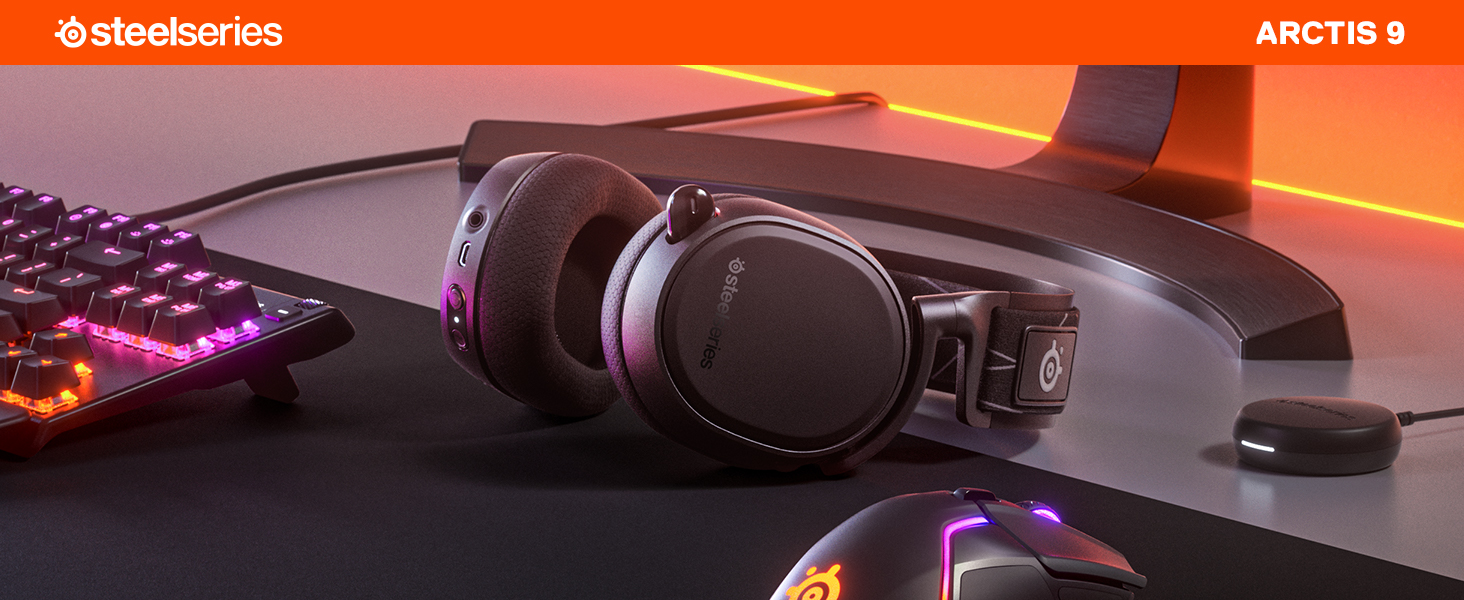 Amazon.com: SteelSeries Arctis 9 Dual Wireless Gaming Headset