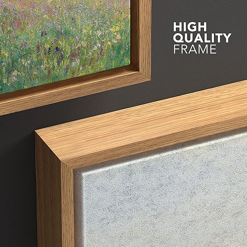 Miniatura 5 de wall26 Lienzo enmarcado para pared, vibrante bosque de flores de primavera y verano, naturaleza, ilustraciones de área silvestre, bellas artes,