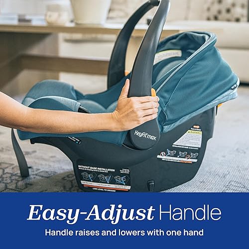 Miniatura 3 de Chicco KeyFit Max Zip ClearLux - Asiento y base de automóvil para bebés, asiento orientado hacia atrás para bebés de 4 a 30 libras, escudo de