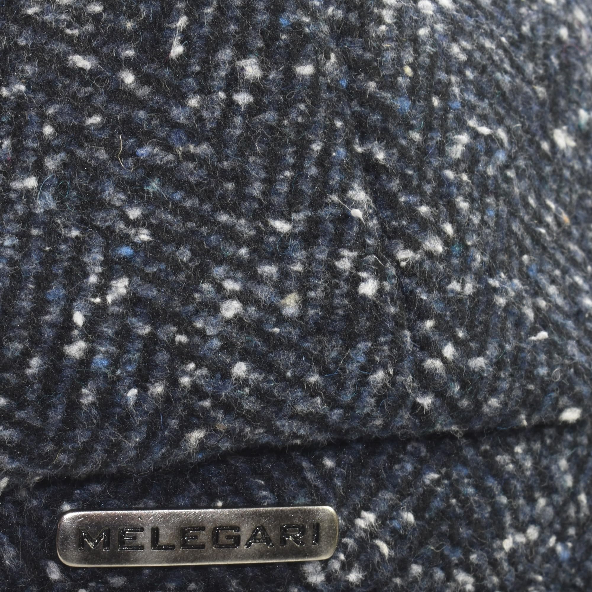 Melegari Czapka Gloucester | Newsboy Donegal Tweed Cap | Wyprodukowano we Włoszech | Mężczyźni/Kobiety | Jesień Zima
