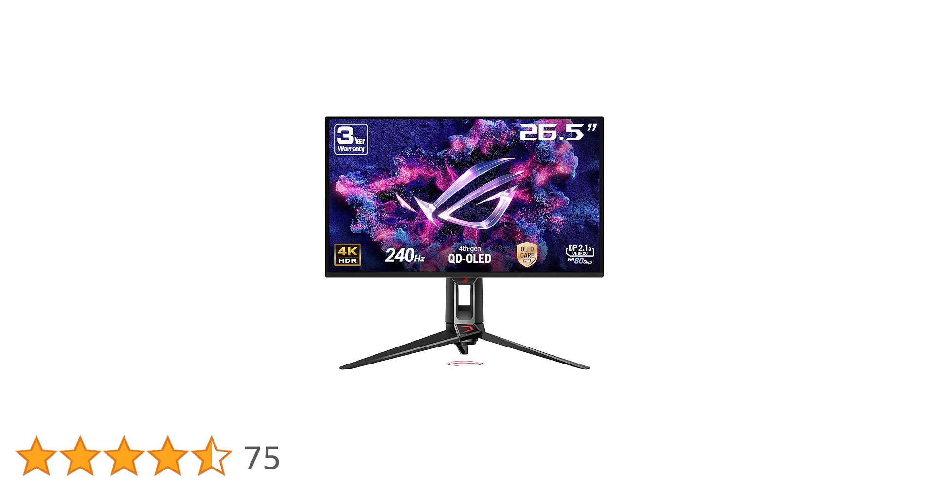 ASUS ROG Swift OLED PG27UCDM - OLED-Monitor - Gaming - 68.6 cm (27 ASUS ROG Swift OLED PG27UCDM - OLED-Monitor - Gaming - 68.6 cm (27