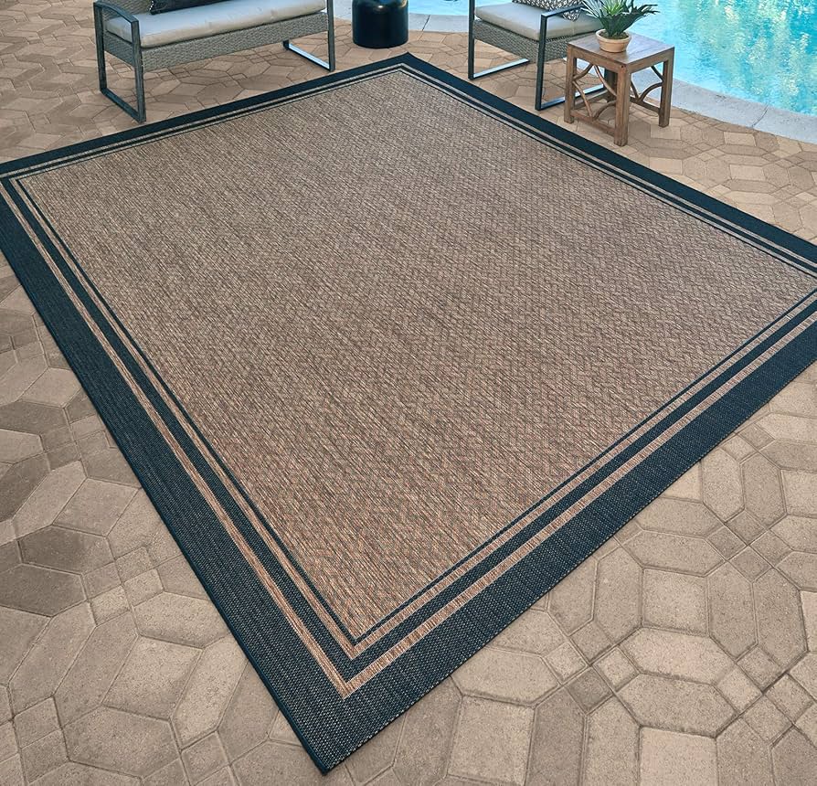 Amazon.com: Gertmenian Indoor Outdoor Classic Flatweave Area