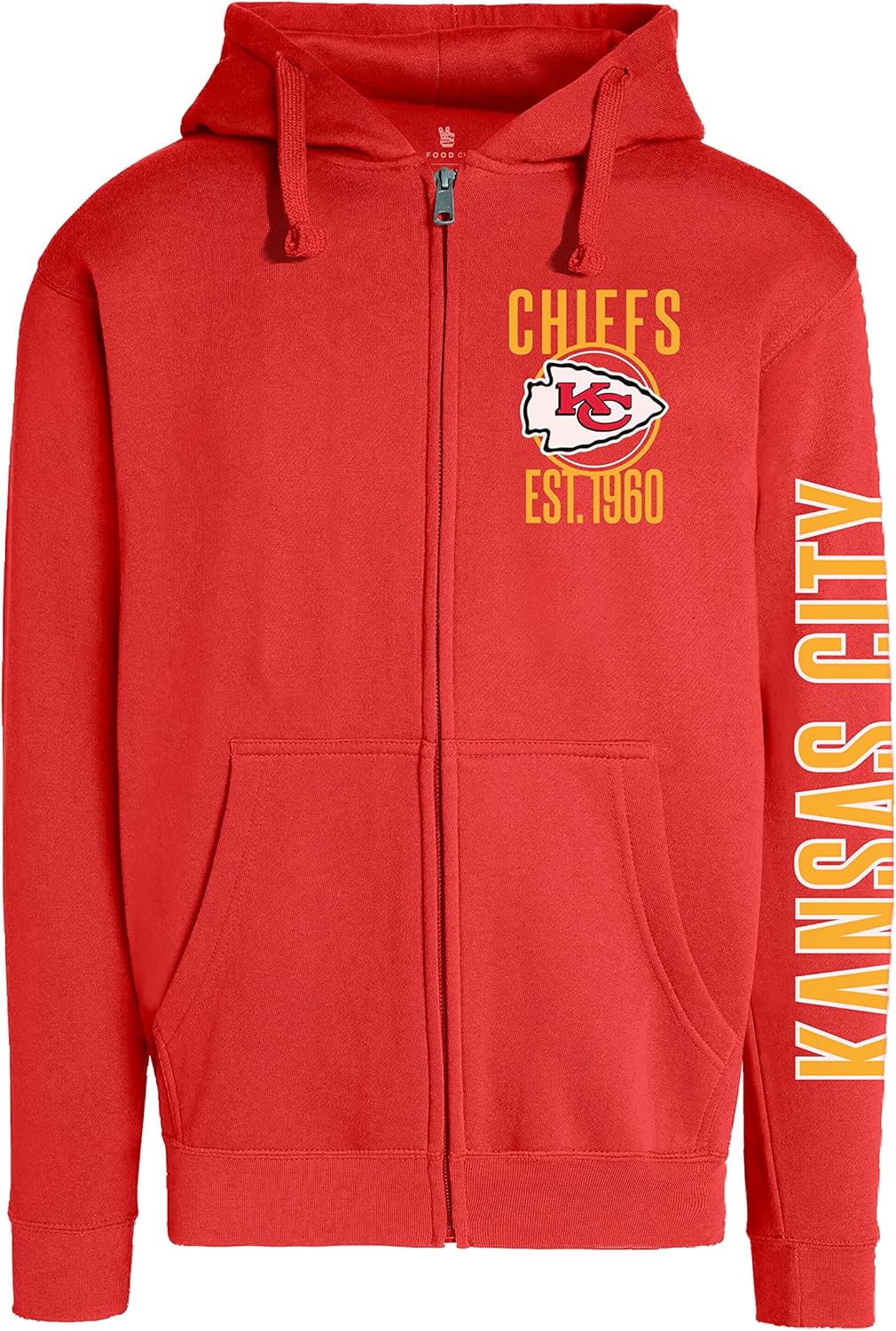 Junk Food NFL unisex-adult Nfl Mvp Zip Hoodie Sweatshirt
