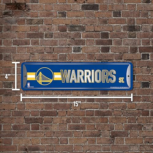 Vista 104 de Rico Industries NBA Basketball Metal Street Sign