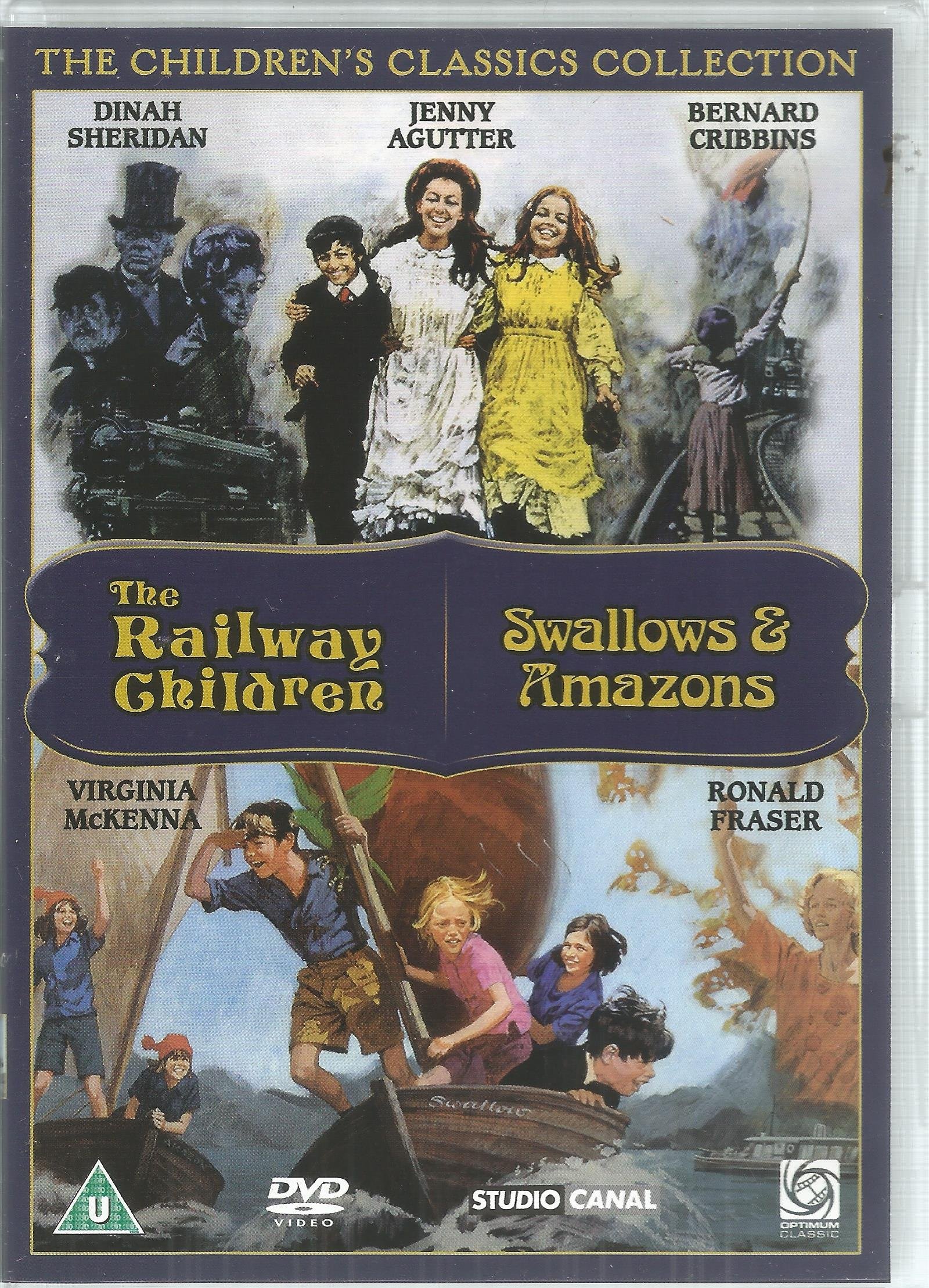 DVD THE RAILWAY CHILDREN / SWALLOWS & AMAZONS CHILDREN'S CLASSICS UK R2 FAMILY