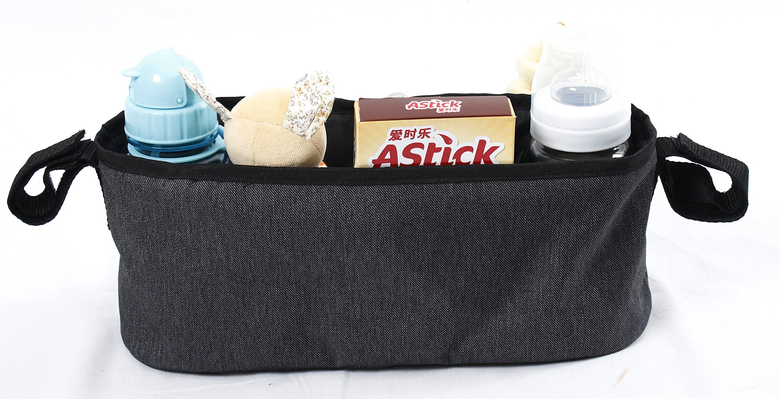 Borsa Per Passeggino AltaBeBe Al1004 - Nero Con Tasche Multiple E Portabicchieri - Foto 10