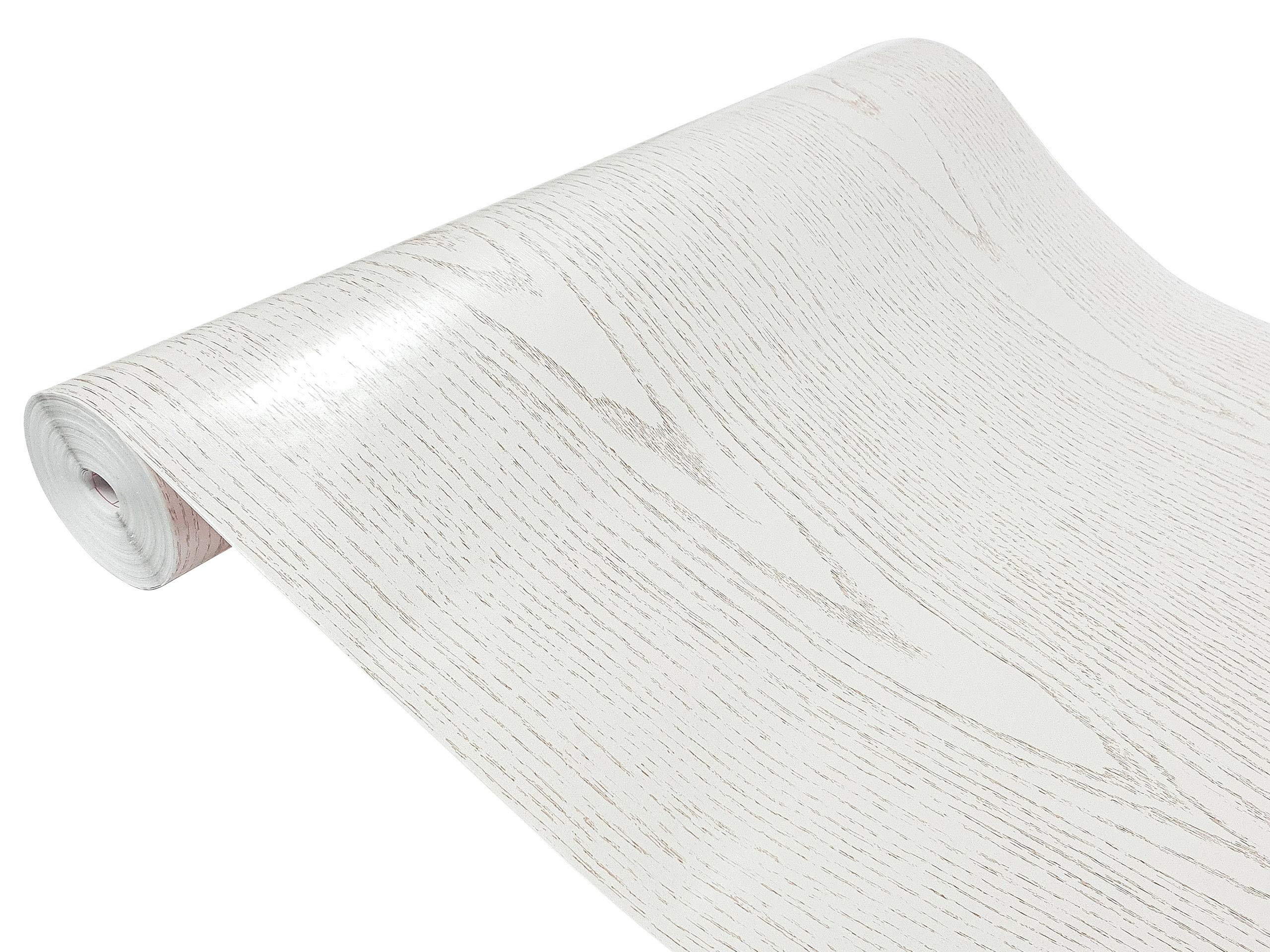 d-c-fix® self-adhesive vinyl film, Perlmuttholz weiß, 67.5 cm x 15 lfm — image 1