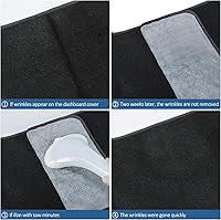 Vista 2 de Tapete para salpicadero compatible con Dodge Ram 1500 03-05 05 Dodge Ram 2500 3500 (negro)